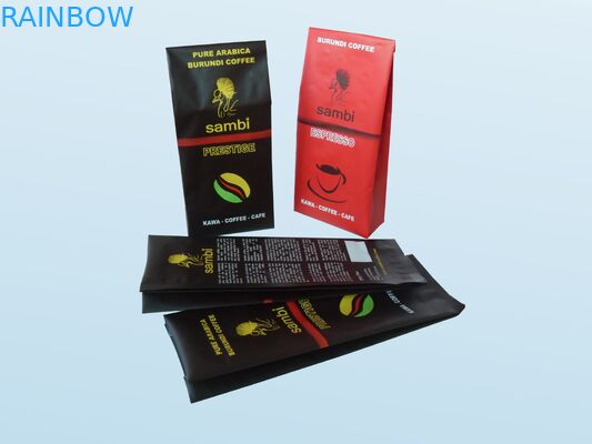 광택이 없는 끝을 포장하는 은빛 진공 물개 티백은 기체 제거 벨브로 섭니다