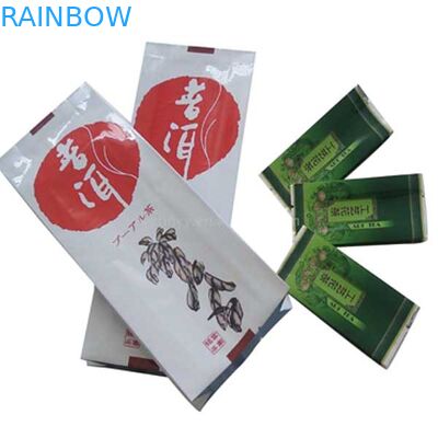 인쇄되는 작은 다채로운 생생한 포장하는 광택 있는 끝 3 측 티백