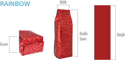 지플락 다채로운 인쇄된 광택이 없는 끝을 포장하는 박판으로 만들어진 밑바닥 삼각천 티백