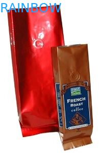 지플락 다채로운 인쇄된 광택이 없는 끝을 포장하는 박판으로 만들어진 밑바닥 삼각천 티백