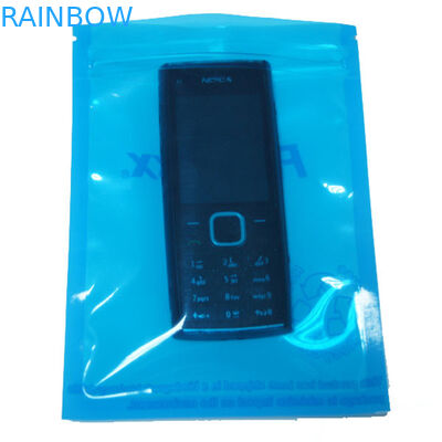 파란 투명한 3 옆 물개 전자 제품을 위한 반대로 정체되는 부대 지퍼