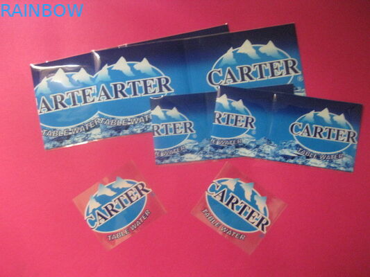 파란 열을 인쇄하는 광수 음료 병 수축 소매