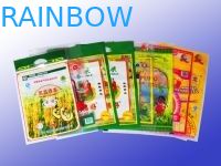 자두 생생한 인쇄를 포장하는 3 측 물개 박판으로 만들어진 플라스틱 주머니