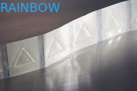 Blindman/스티커를 위한 촉감 경고가 재상할 수 있는 명확한 삼각형 수축 소매에 의하여 레테르를 붙입니다