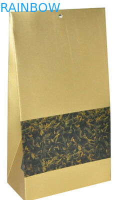 티백을 위해 포장하는 주문 고전적인 Kraft 종이, 편평한 바닥