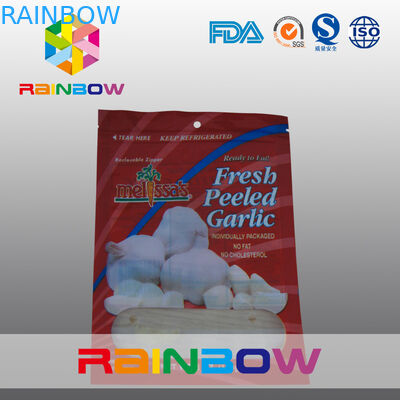 포장하는 신선한 거피한 마늘 플라스틱 주머니/Mylar 지퍼는 자루에 넣습니다