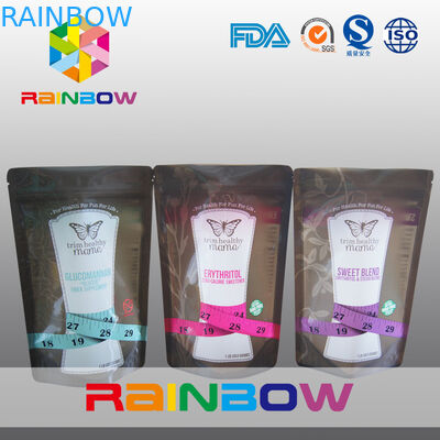 감미료 동등한 것을 위해 지퍼 식사 부대/플라스틱 식품 포장을 위로 서 있으십시오