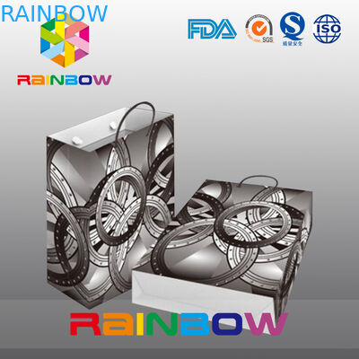 꿈결 같은 물색을 위한 손잡이를 가진 디자인에 의하여 주문을 받아서 만들어지는 종이 봉지