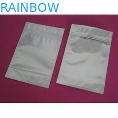 백색 은빛 지퍼를 가진 부대를 요리하는 3 옆 관례에 의하여 인쇄되는 알루미늄 호일