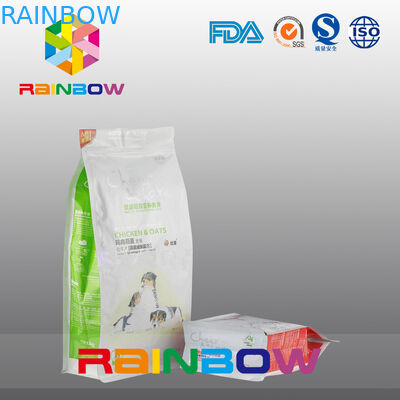 방습 편평한 바닥 삼각천 애완 동물 먹이 주머니/개밥 포장 부대