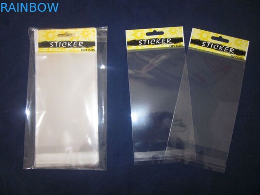 이쑤시게를 위한 구멍을 가진 노란 OPP 맨 위 포장 인쇄 자루에 넣습니다/OPP 첼로 부대