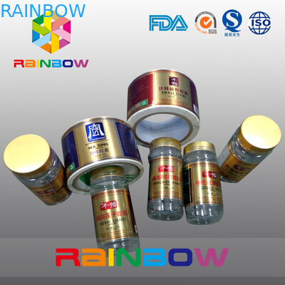 단지와 깡통을 위한 주문 반 수축 소매 상표 광택 입히는 자동 접착 상표