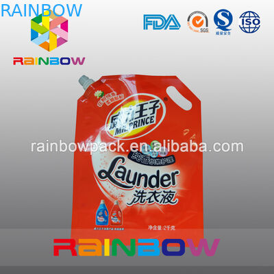 포장하는 주둥이 주머니/주둥이를 가진 Doypack를 포장하는 세탁제를 위로 서 있으십시오