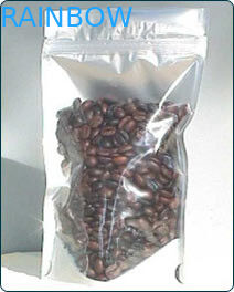 지퍼를 가진 정면 Transprent 뒤 포일을 포장하는 100g 식사 부대