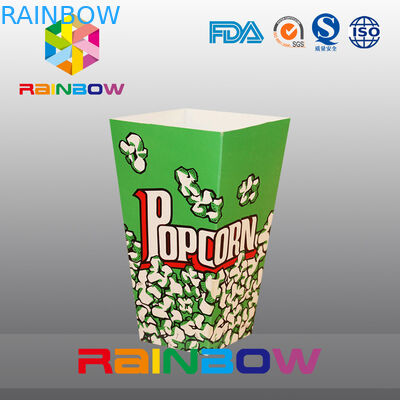 유일한 디자인에 의하여 주문을 받아서 만들어지는 종이 봉지, 미국 팝콘 종이 봉지
