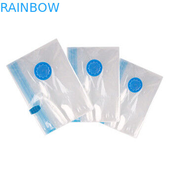 지퍼와 벨브를 가진 음식/의복/누비이불 저장을 위한 투명한 진공 물개 부대