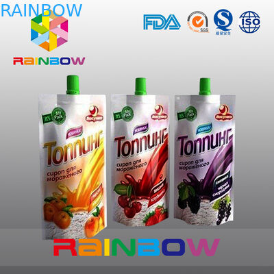 140ml 200ml 두 배 지퍼를 가진 재 Sequeezed 유아식 주둥이 주머니