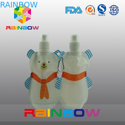 140ml 200ml 두 배 지퍼를 가진 재 Sequeezed 유아식 주둥이 주머니