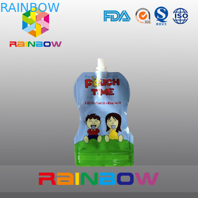 140ml 200ml 두 배 지퍼를 가진 재 Sequeezed 유아식 주둥이 주머니