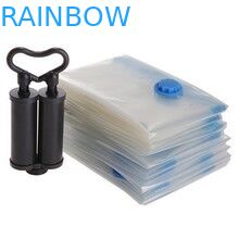 누비이불, 침구 및 옷을 위한 공기 밀폐 저장 부대/공간 보호기 부대를 진공 청소기로 청소하십시오