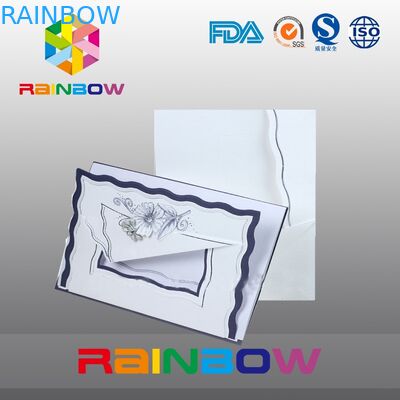 크리스마스 인사말/결혼식 안내장을 위한 주문을 받아서 만들어진 서류상 예술 카드