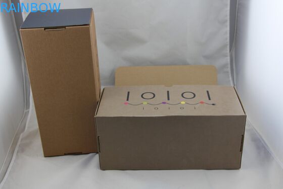 관례에 의하여 인쇄되는 로고로 포장하는 단화를 위한 접을 수 있는 종이상자