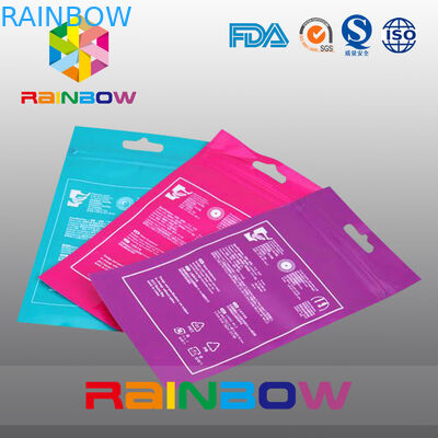 OPP 우두머리는 로고를 가진 조직/인쇄한 셀로판 부대를 위한 접착성 지구로 자루에 넣습니다