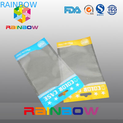 자동 접착 물개 opp 머리 부대, 명확한 플라스틱 문구용품 포장 부대
