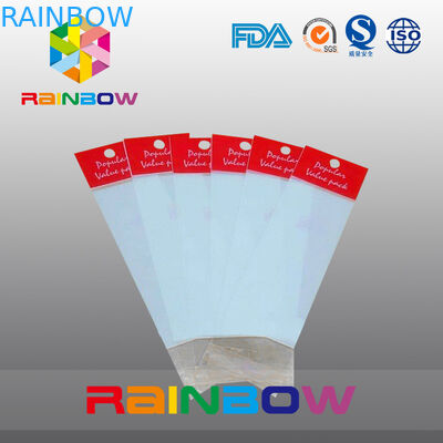 빨간 OPP 우두머리 부대, 인쇄된 셀로판 부대, 편평한 비닐 봉투