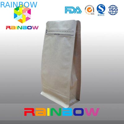 밑바닥 삼각천은 벨브로 포장하는 커피를 위한 지플락 부대를 위로 서 있습니다