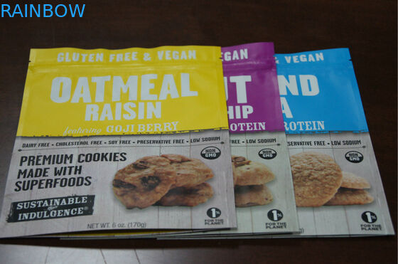 Ziplock를 가진 Doypack를 포장하는 음식 급료 플라스틱 식사는 안으로 주문 설계합니다