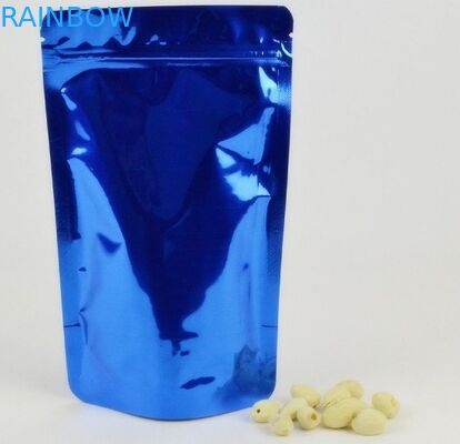 주문을 받아서 만들어진 보통 알루미늄 호일 지플락 부대는/포일 주머니 포장을 위로 서 있습니다