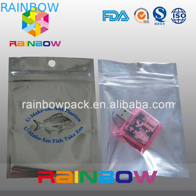 주문을 받아서 만드는 반대로 정역학에 의하여 일렬로 세워지는 포일 부대, 부대를 포장하는 전자 부품 인쇄