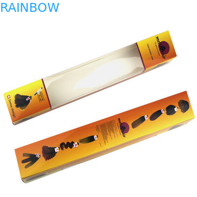 명확한 창으로 포장하는 머리 연장 종이상자, 머리 연장 종이상자