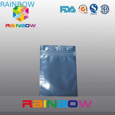 지퍼, 낚시밥 부대를 가진 정면 투명한 뒤 포일 애완 동물 먹이 주머니