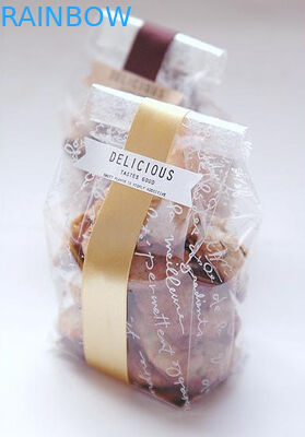 음식 급료는 과자 부대를 포장하는 디자인 광택 있는 플라스틱 주머니를 주문을 받아서 만들었습니다