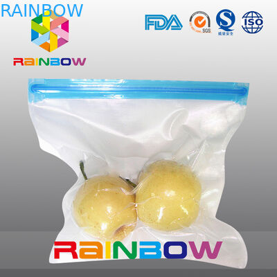 많은 진공 짜임새 음식 저장 주머니/슬라이더 지퍼 음식 진공 물개는 자루에 넣습니다