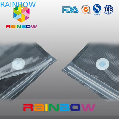 많은 진공 짜임새 음식 저장 주머니/슬라이더 지퍼 음식 진공 물개는 자루에 넣습니다