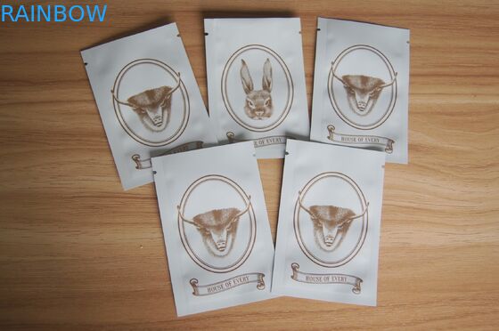 3개의 옆 물개씨 포장 주머니/광택이 없는 백색 그립 물개 향미료 화향 부대