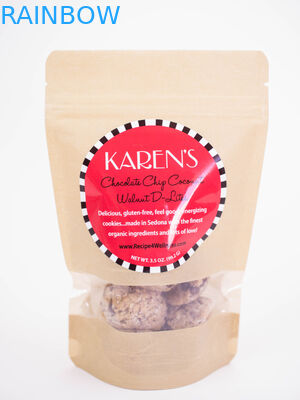 관례는 Resealable 지플락 포장이 주머니를 위로 서 있는 포일에 의하여 일렬로 세워진 과자 플라스틱 주머니를 인쇄했습니다