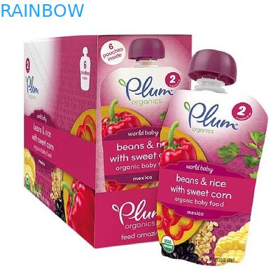 주둥이 주머니 요구르트 포장 유아식 주머니를 포장하는 플라스틱 주머니를 서 있어 각자