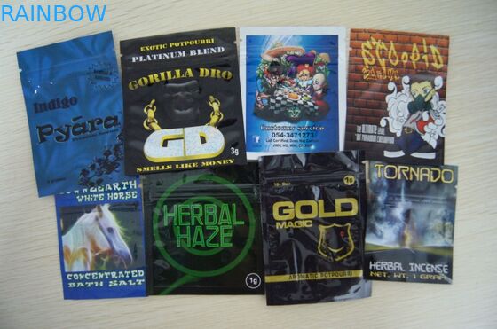 지퍼를 가진 환약 향낭/연구 분말 부대/초본 향 주머니를 연구하십시오