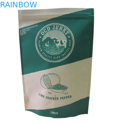 관례에 의하여 인쇄되는 Almon Kraft 종이 포장 부대 건조한 식품 포장