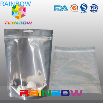 몸 안개 & 로션 알루미늄 호일 뒤와 공간 정면 화장용 주머니 Doypack