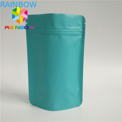 광택이 없는 지상 각자 서 있는 Ziplock를 포장하는 자연적인 녹색 티백