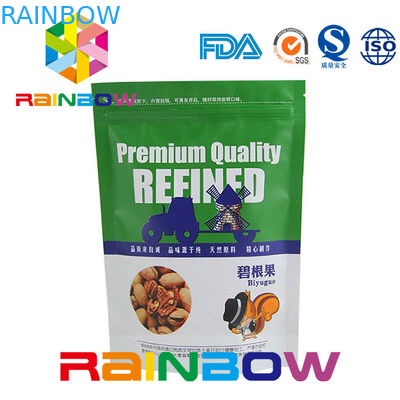 주문을 받아서 만들어진 인쇄된 Doy 팩 Nuts 주머니 포장 지퍼와 눈물 노치