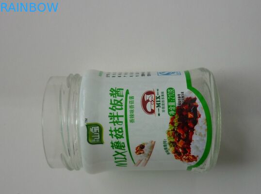 소스 Beancurd 치즈 유리병을 위한 방수 PVC 열 수축 상표