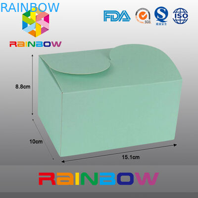 선물 포장, 주문을 받아서 만들어진 인쇄 그리고 크기를 위한 Kraft 녹색 종이상자