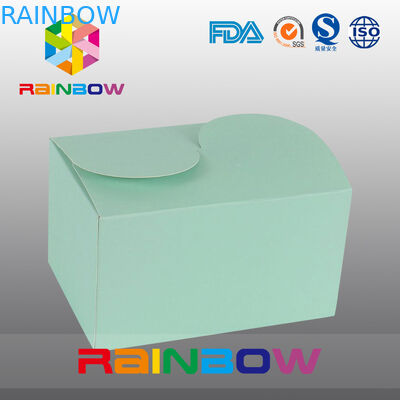 선물 포장, 주문을 받아서 만들어진 인쇄 그리고 크기를 위한 Kraft 녹색 종이상자