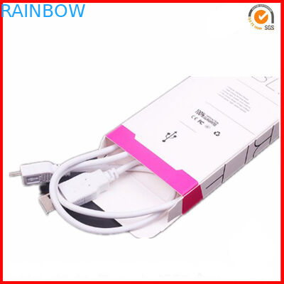 인쇄된 로고를 가진 접을 수 있는 종이상자 포장 차 충전기 포장 상자